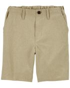 Kid 2-Pack Lightweight Uniform Shorts in Quick Dry Active Poplin, image 3 of 3 slides