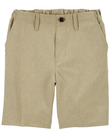 Kid 2-Pack Lightweight Uniform Shorts in Quick Dry Active Poplin, 