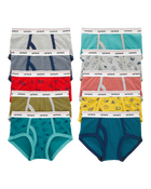 10-Pack Cotton Briefs Underwear, image 1 of 2 slides