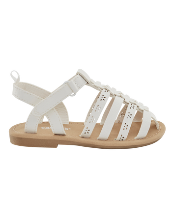 Toddler Casual Sandals - White, 