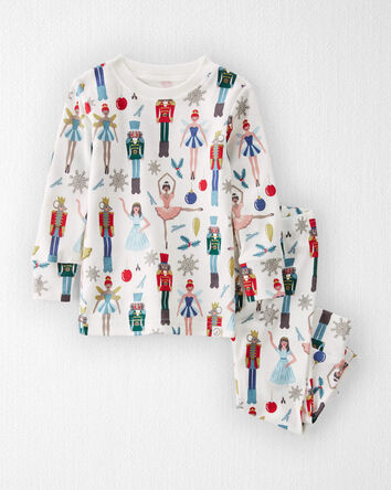 Organic Cotton Pajamas Set in Holiday Nutcracker , 