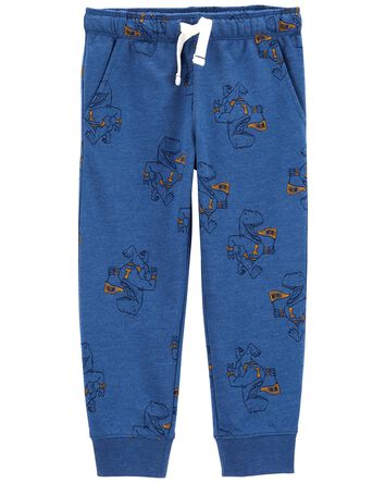 Toddler Dinosaur Pull-On French Terry Joggers, 