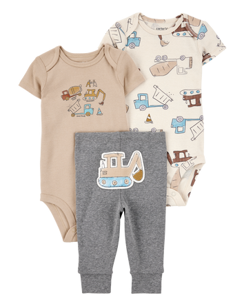 Baby Boy 3-Piece Construction Little Character Set®, 