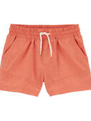 Orange - Toddler Active Stretch Hybrid Shorts