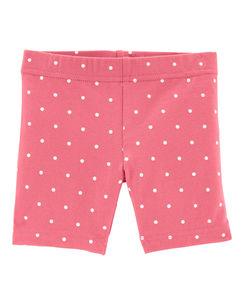 Toddler Girl Polka Dot Tumbling Shorts - Pink, image 1 of 2 slides