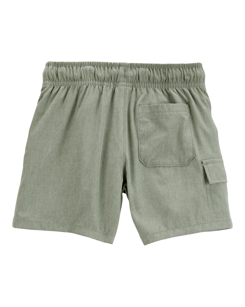 Toddler Everyday Quick Dry Shorts - Green, image 4 of 8 slides