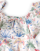 Toddler 2-Piece Organic Cotton Tropical Paradise Print Set, image 3 of 4 slides