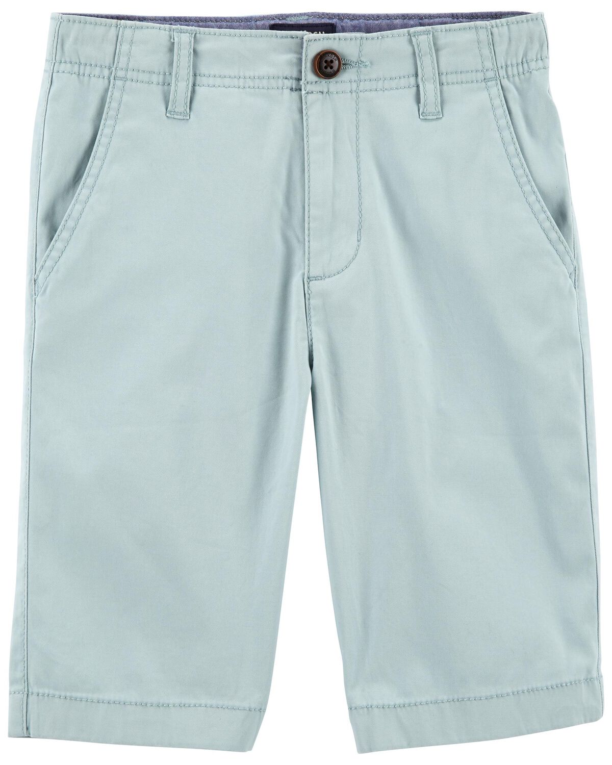 Mint Kid Stretch Chino Shorts