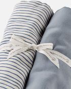 2-Pack Organic Cotton Muslin Swaddle Blankets, image 2 of 4 slides