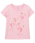 Toddler Flamingo Graphic Tee, image 1 of 3 slides