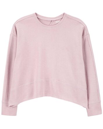 Kid Raw Hem Thermal Top, 