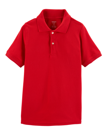 Kid Piqué Uniform Polo, 