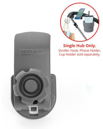 Stroll & Connect Universal Single Hub - Charcoal, 