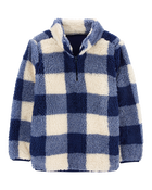Kid Plaid Fleece Jacket, image 1 of 3 slides