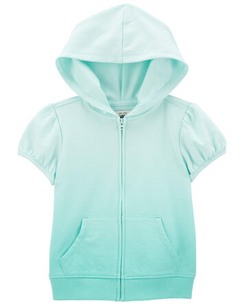 Toddler French Terry Hooded Full-Zip Top, 
