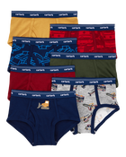 Kid 7-Pack Cotton Briefs Underwear, image 1 of 2 slides