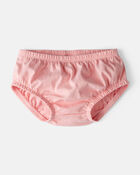 Baby Girl Polo Collared Cotton Dress - Pink, image 3 of 6 slides