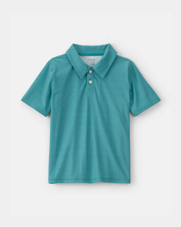 Boys Active Polo Shirt - Blue, 