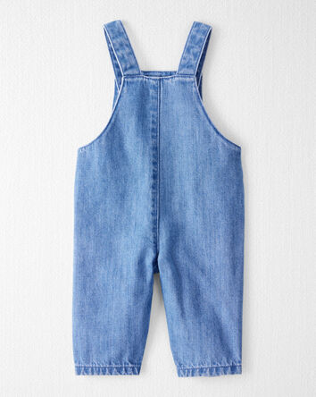 Baby Organic Cotton Denim Overalls, 