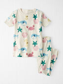 Sand & Sea Print - Toddler Organic Cotton Pajamas Set