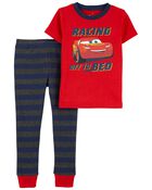 Toddler 2-Piece Cars 100% Snug Fit Cotton Pajamas, image 1 of 3 slides