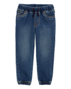 Toddler Pull-On Jeans, image 1 of 5 slides