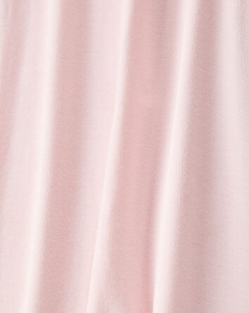 Baby Girl Solid 2-Way Zip PurelySoft Sleep & Play Pajamas - Light Pink, 