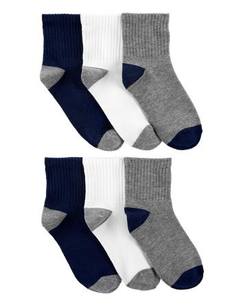 Kid 6-Pack Crew Socks, 