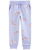 Baby Butterfly Print Fleece Joggers, image 1 of 4 slides