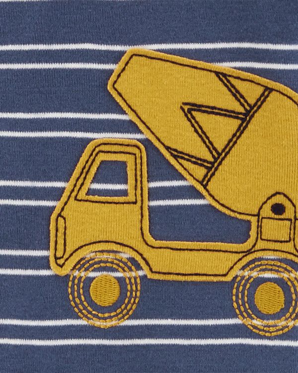 Baby 1-Piece Truck 100% Snug Fit Cotton Footless Pajamas