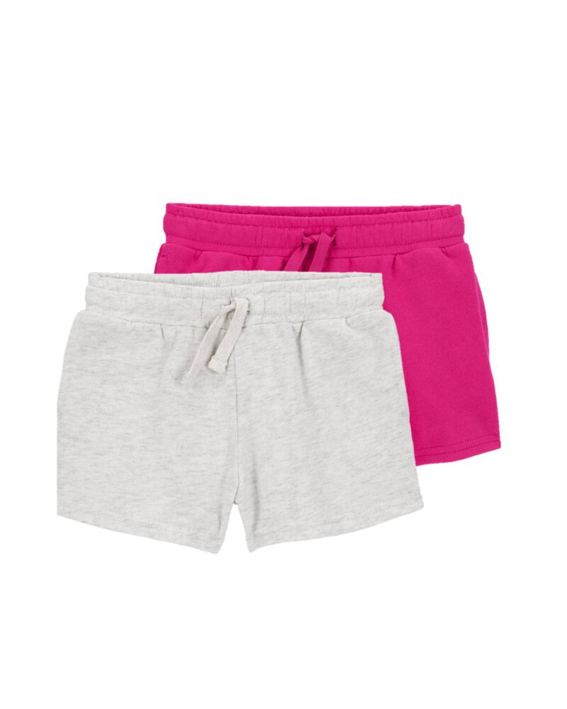 Toddler 2-Pack Pull-On French Terry Shorts, image 1 of 1 slides
