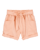 Kid Pretty Utility Short - Orange, image 1 of 5 slides