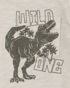Baby Dinosaur Slub Jersey Pocket Tee, image 3 of 4 slides