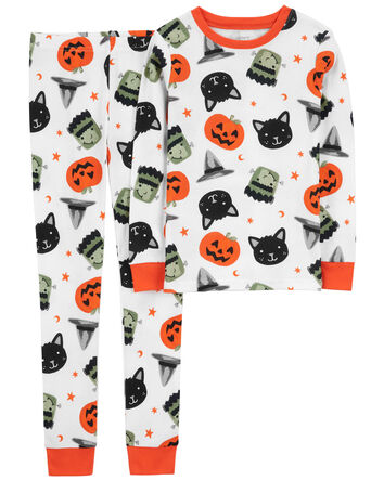 Kid 2-Piece Halloween 100% Snug Fit Cotton Pajamas, 