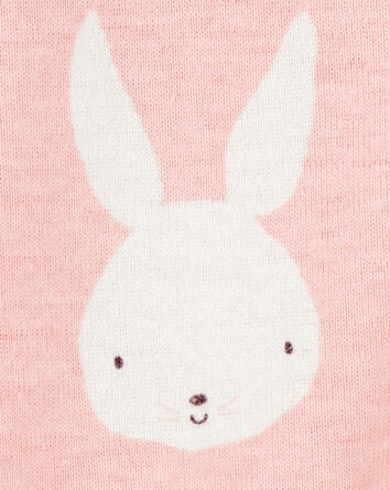 Baby Bunny 2-Way Zip Cotton Sleep & Play Pajamas - Pink, 