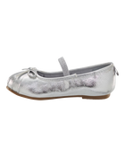 Toddler Ballet Slippers - Silver, image 6 of 7 slides