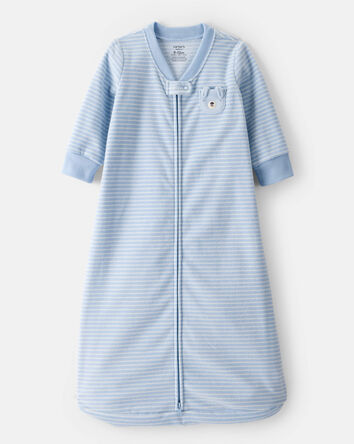 Baby Dog Loose Fit Long-Sleeve Wearable Blanket - Blue, 