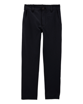 Boys Active Pull-On Uniform Pants - Black, 