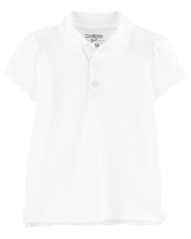 Toddler Jersey Cotton Uniform Polo, image 1 of 2 slides