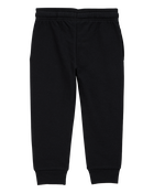 Toddler Pull-On Drawstring Joggers - Black, image 4 of 6 slides