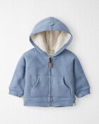 Baby Sherpa Lined Jacket Made with Organic Cotton, image 1 of 5 slides