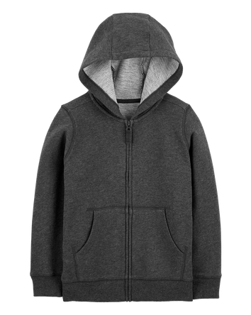 Kid Zip-Up French Terry Hoodie, 