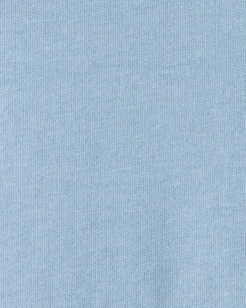 Toddler Boy Solid Fleece Long-Sleeve Hoodie - Blue, image 2 of 3 slides