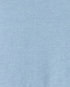 Toddler Boy Solid Fleece Long-Sleeve Hoodie - Blue, image 2 of 3 slides