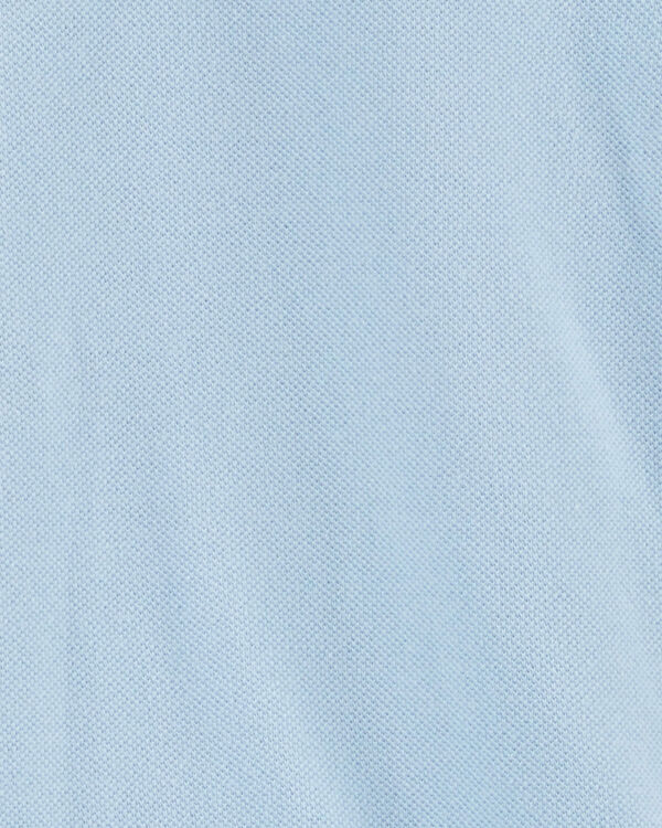 Kid Light Blue Piqué Polo Shirt