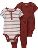 Red/Grey - Baby 3-Piece Little Character Set