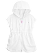 Toddler Hooded Zip-Up Cover-Up, image 1 of 3 slides