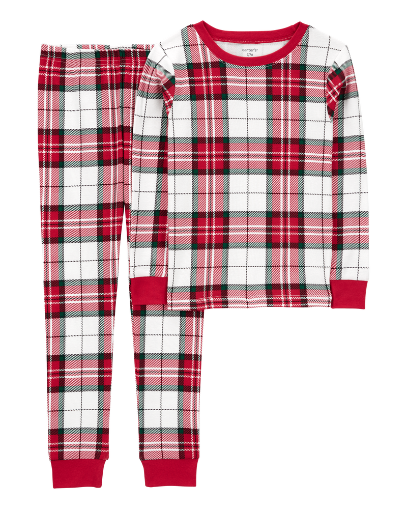 Kid 4-Piece Christmas 100% Snug Fit Cotton Pajamas, image 4 of 5 slides