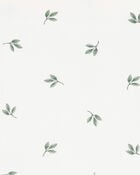 Baby Leaf Print PurelySoft Blanket - Ivory, image 3 of 4 slides