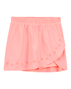Kid Active Twist Tank & Wrap Skort Set - Coral, image 6 of 7 slides